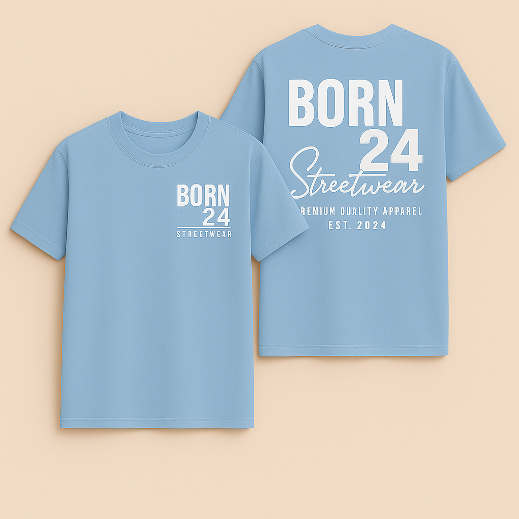 Born24 Signature Short Sleeve T-Shirt – NICU-Inspired Streetwear