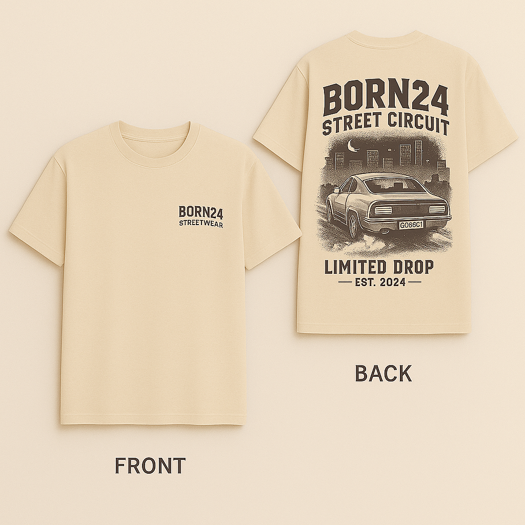 Born24 Street Circuit Tee – Limited Drop