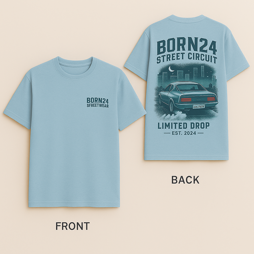 Born24 Street Circuit Tee – Limited Drop