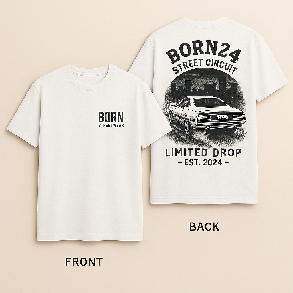 Born24 Street Circuit Tee – Limited Drop