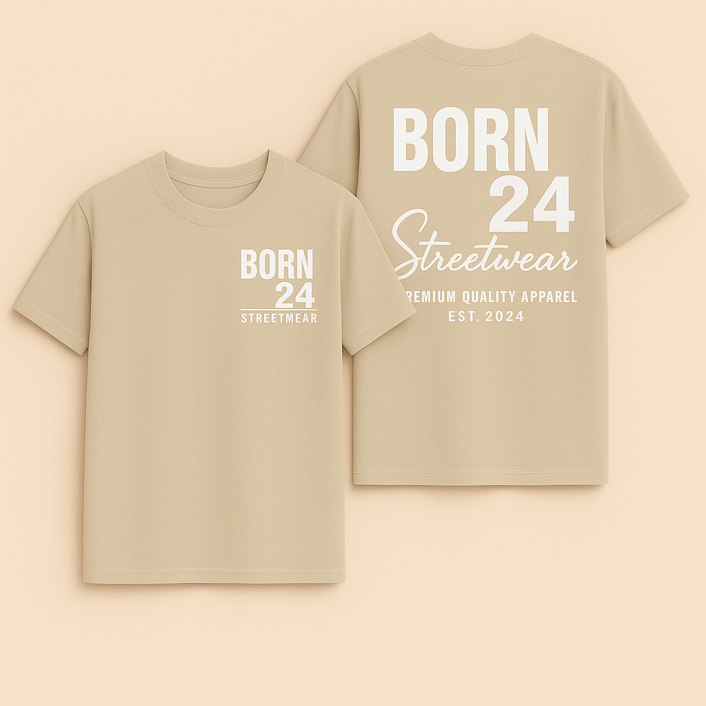 Born24 Signature Short Sleeve T-Shirt – NICU-Inspired Streetwear
