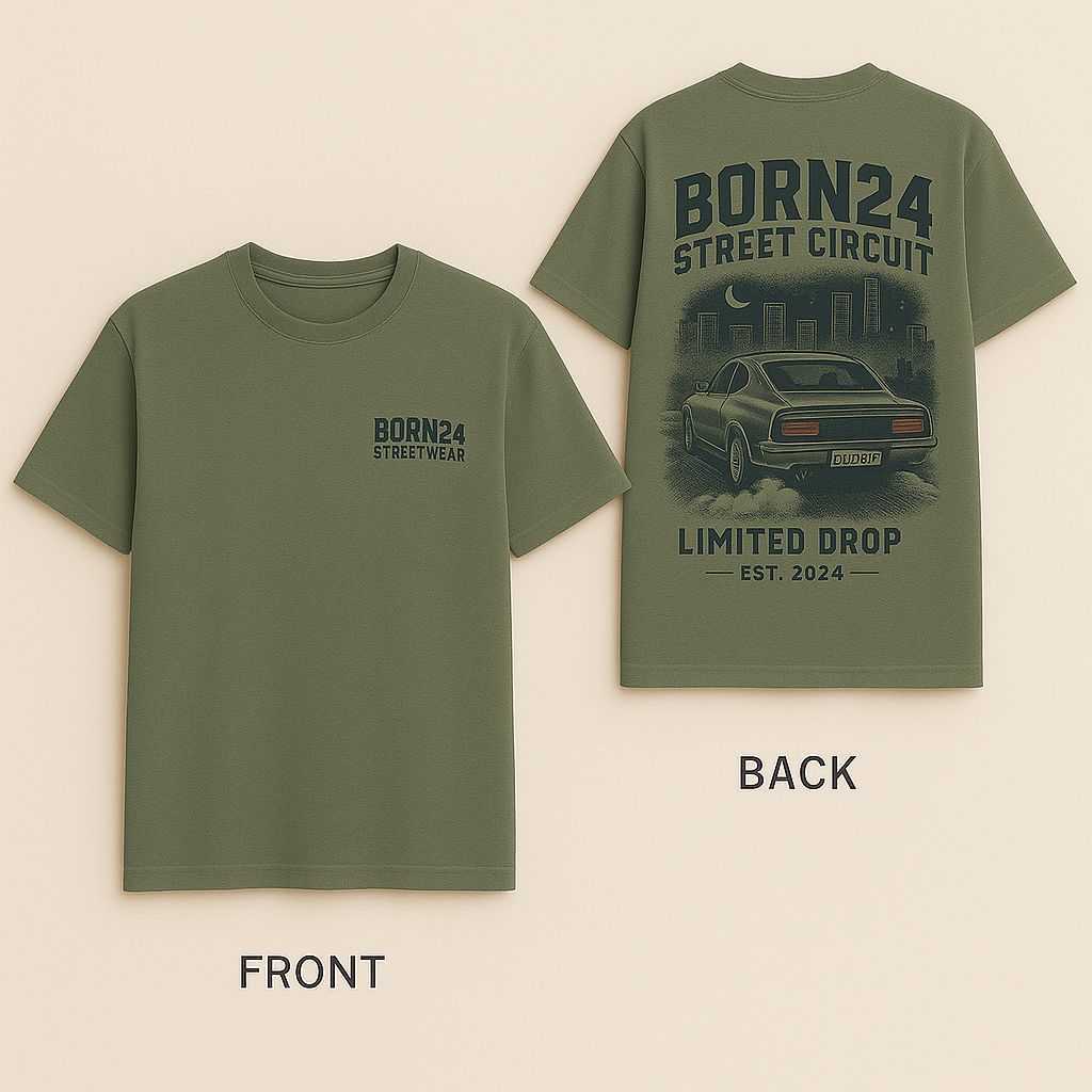 Born24 Street Circuit Tee – Limited Drop