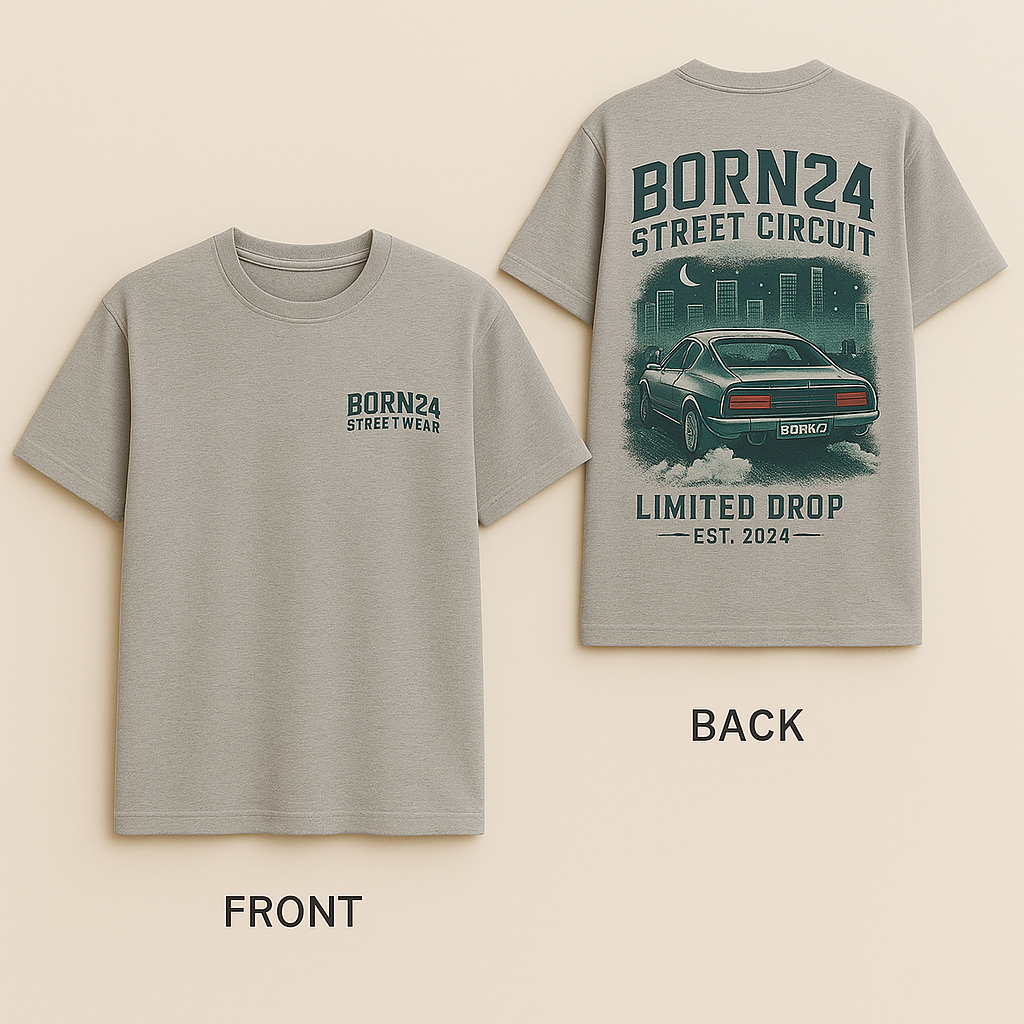 Born24 Street Circuit Tee – Limited Drop