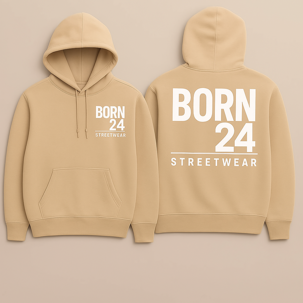Born24 Signature Oversized Hoodie – Streetwear with Purpose