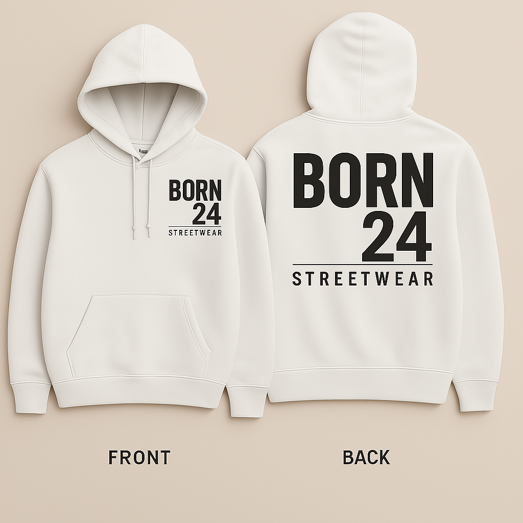 Born24 Signature Oversized Hoodie – Streetwear with Purpose